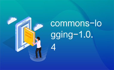 commons-logging-1.0.4