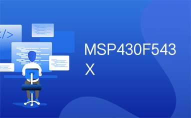 MSP430F543X