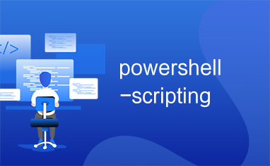 powershell-scripting