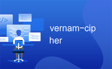 vernam-cipher