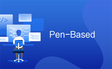 Pen-Based