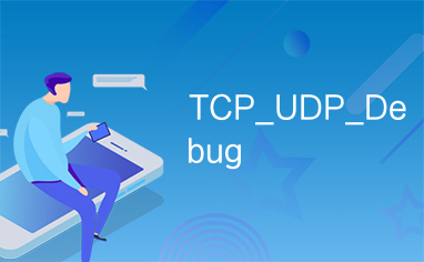 TCP_UDP_Debug