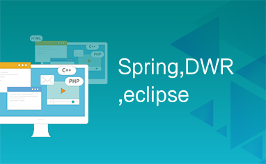 Spring,DWR,eclipse