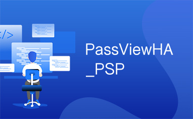 PassViewHA_PSP