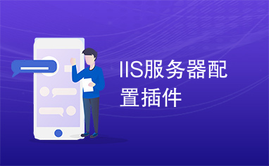 IIS服务器配置插件