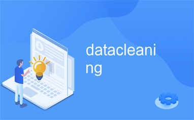 datacleaning