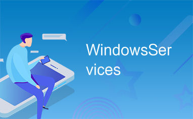 WindowsServices