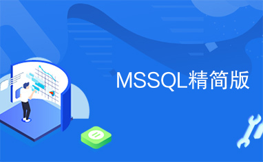 MSSQL精简版
