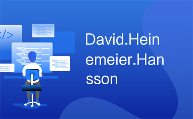 David.Heinemeier.Hansson