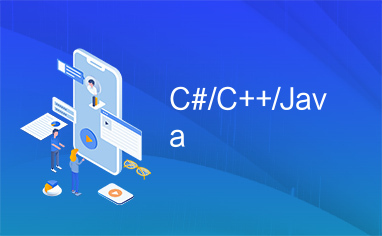 C#/C++/Java
