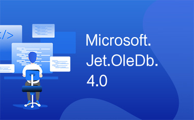 Microsoft.Jet.OleDb.4.0