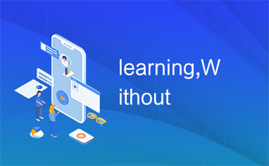 learning,Without