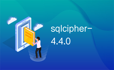sqlcipher-4.4.0