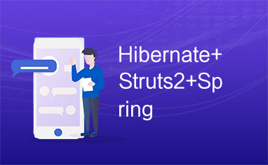 Hibernate+Struts2+Spring