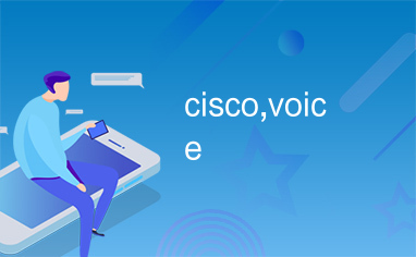 cisco,voice