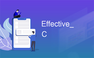 Effective_C