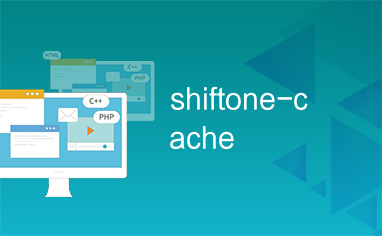 shiftone-cache