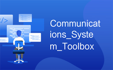 Communications_System_Toolbox