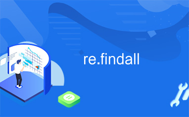 re.findall