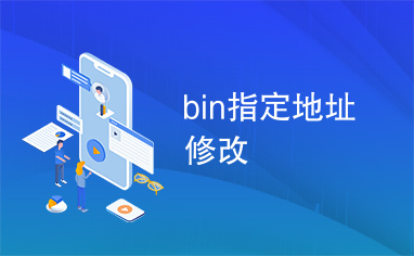 bin指定地址修改