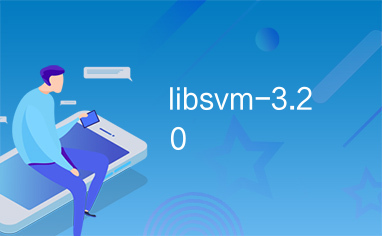 libsvm-3.20