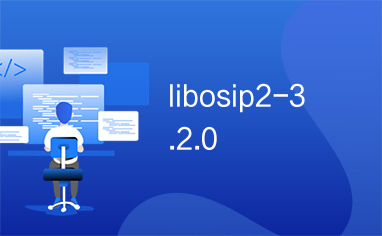 libosip2-3.2.0