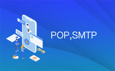 POP,SMTP