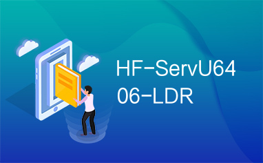 HF-ServU6406-LDR