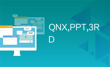 QNX,PPT,3RD