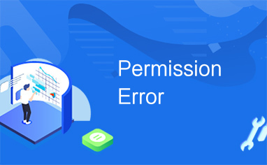 PermissionError