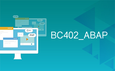 BC402_ABAP