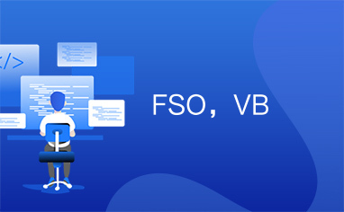 FSO，VB