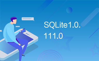 SQLite1.0.111.0