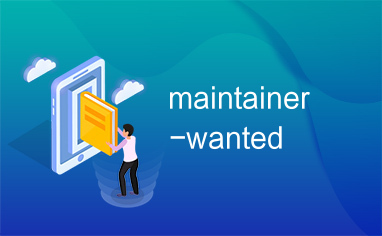 maintainer-wanted