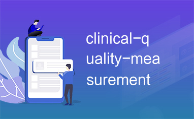 clinical-quality-measurement