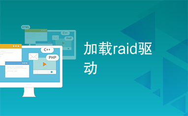 加载raid驱动