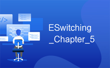 ESwitching_Chapter_5