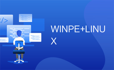 WINPE+LINUX