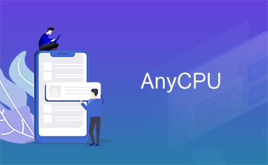  AnyCPU