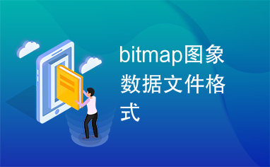 bitmap图象数据文件格式