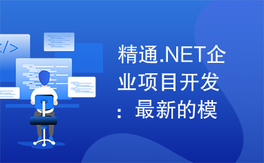 精通.NET企业项目开发：最新的模式、工具与方法