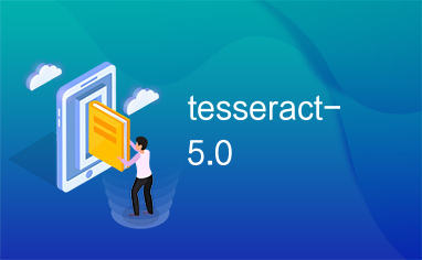 tesseract-5.0