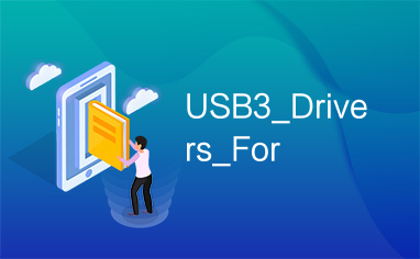 USB3_Drivers_For